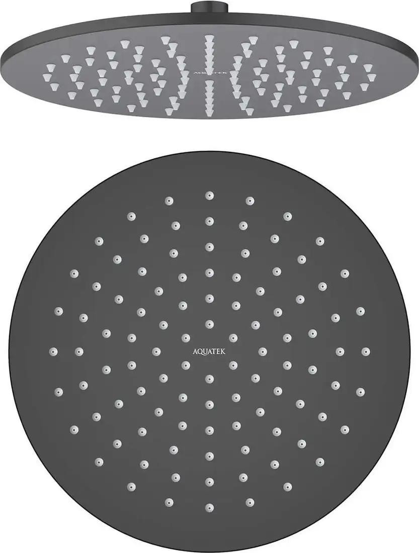 Верхний душ Aquatek AQ2077MB (черный матовый) - фото товара
