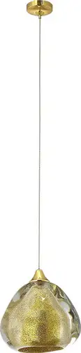 Подвесная люстра Crystal Lux VERANO SP1 GOLD – изображение в каталоге