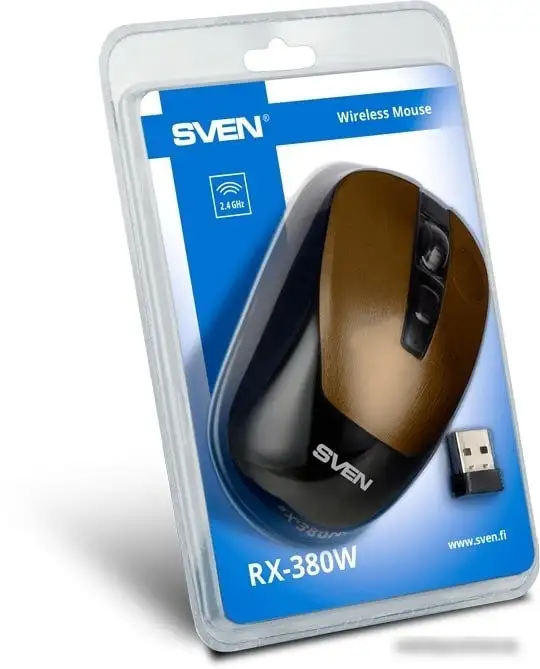 Мышь SVEN RX-380W (античная бронза) – фото товара