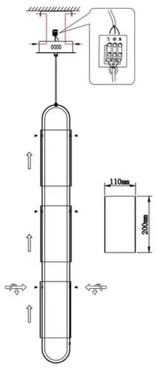 Подвесная люстра Omnilux OML-51306-03 – фото товара