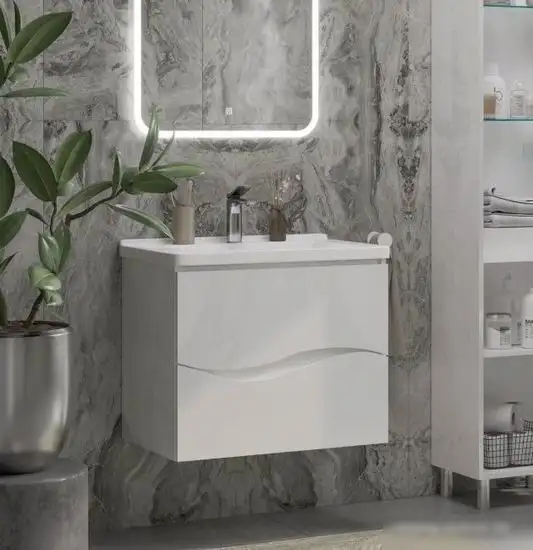 Volna Тумба Volna 80.2Y подвесная с умывальником Миранда – фото товара