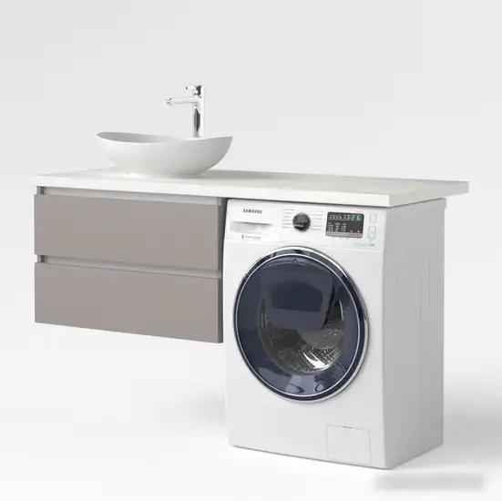 Дабер Тумба под умывальник 003 Т3.8.0.4Б (серый/белый) – фото товара