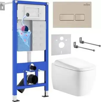 Унитаз подвесной Roxen StounFix Dual Fresh 968504 - изображение в каталоге