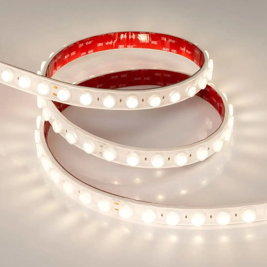 Светодиодная лента Arlight 21W/m 42LED/m 2835SMD теплый белый 5М FLT-PS-A42-23mm 24V 040918 – фото товара