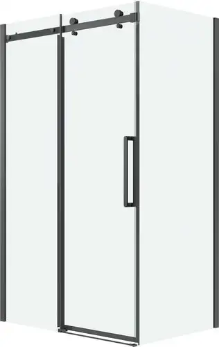 Душевой уголок Grossman Classic 140х80х195 120.K33.04.1480.42.00 (графит сатин/стекло прозрачное) - изображение в каталоге