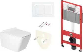Унитаз подвесной Saniteco KW-9004W + TECE Kit 9400413 - изображение в каталоге
