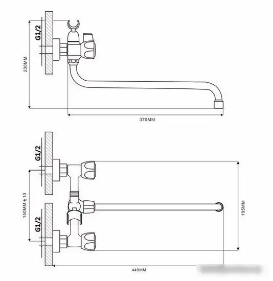 Смеситель Ekko E26020-2 - фото товара