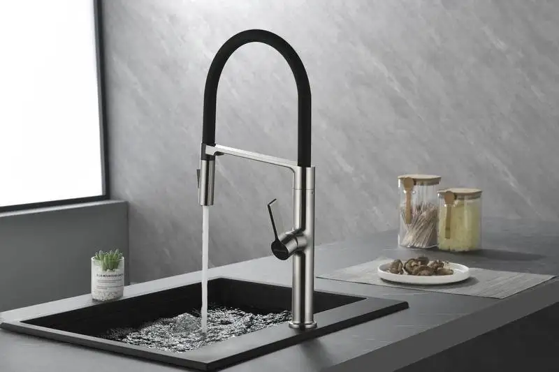 Смеситель Paulmark Barrel BA214029-BS (стальной) - фото товара