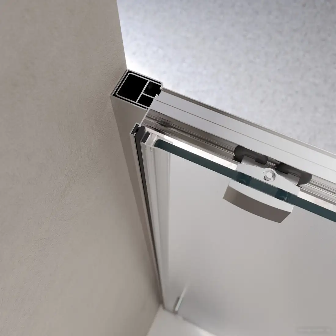 Душевая дверь BelBagno LUCE-BF-1-120-P-Cr - фото товара