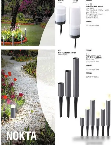 Садовый светильник Novotech Nokta 358181 – фото товара