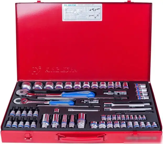 Универсальный набор инструментов King Tony 9563MR01 (62 предмета) – фото товара