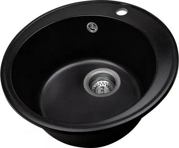 Кухонная мойка Saniteco Nova (оникс с сифоном) - фото товара