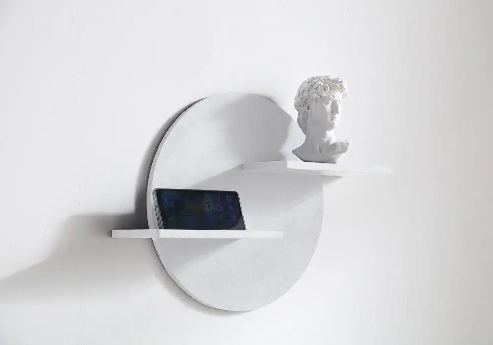 Abber Полка Stein AS1656 (белый матовый) – фото товара