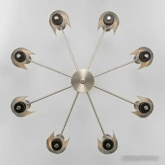 Люстра средней высоты Евросвет Grino 70139/8 (никель) – фото товара