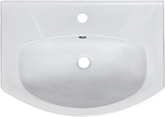 Runo Тумба с умывальником Runo Милано 65 + Элеганс 65 (напольная, белый) – фото товара