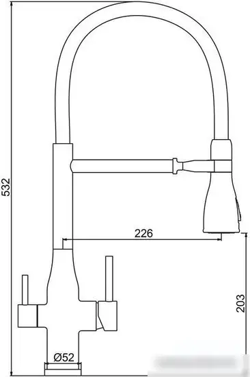 Смеситель Gappo G4399-75 - фото товара