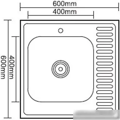 Кухонная мойка Ledeme L96060-L - фото товара