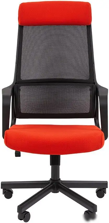 Офисное кресло CHAIRMAN 590 (черный/красный) – фото товара