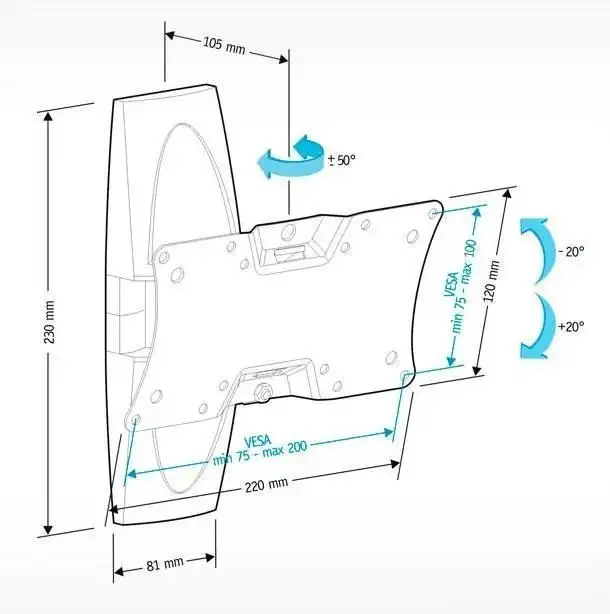 Кронштейн Holder LCDS-5062 (белый) – фото товара