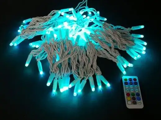 Светодиодная гирлянда ULED Стринг-лайт ULED-SL-100-24V-(W-ESR-RGB) – фото товара