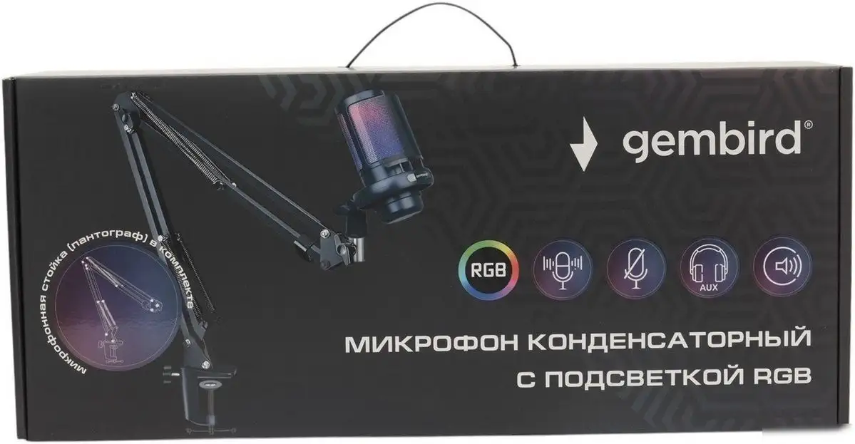 Проводной микрофон Gembird M-02N – фото товара