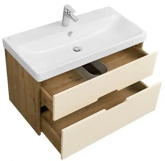 Мебель для ванных комнат Акватон Тумба с умывальником Оливия 90 1A2544K0OLVG0 – фото товара