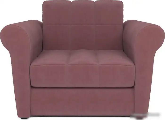 Кресло-кровать Мебель-АРС Гранд (велюр, пудра НВ-178/18)