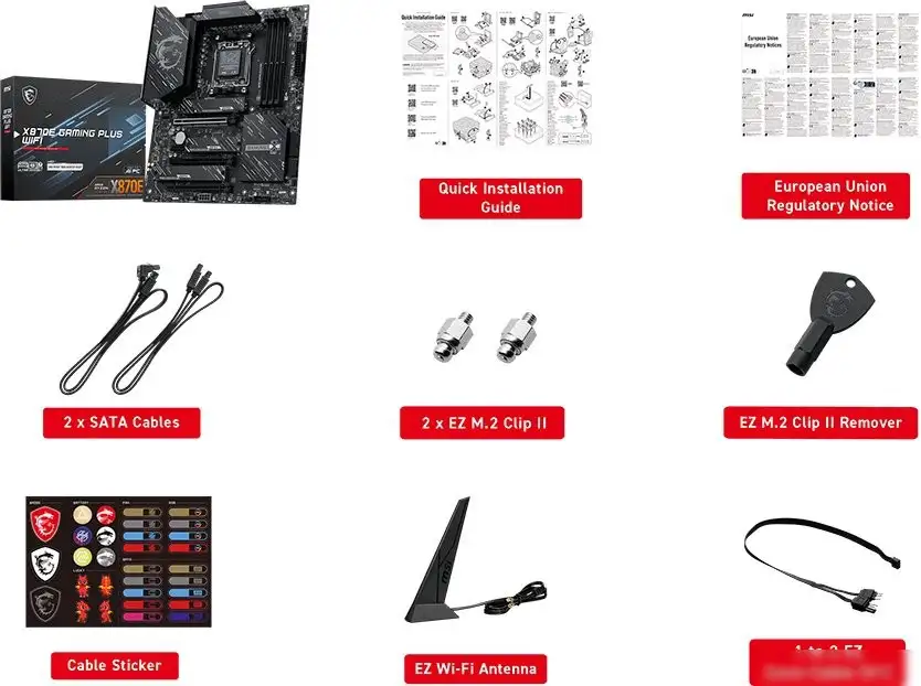 Материнская плата MSI X870E Gaming Plus WiFi – фото товара