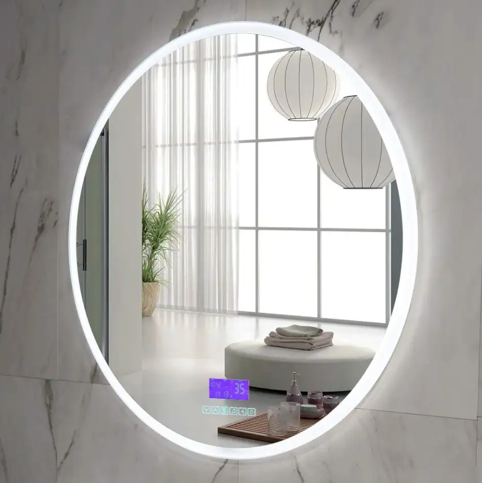 Пекам Зеркало Ring 80x80 ring-8x80M (с подсветкой, с многофункциональной панелью) – фото товара