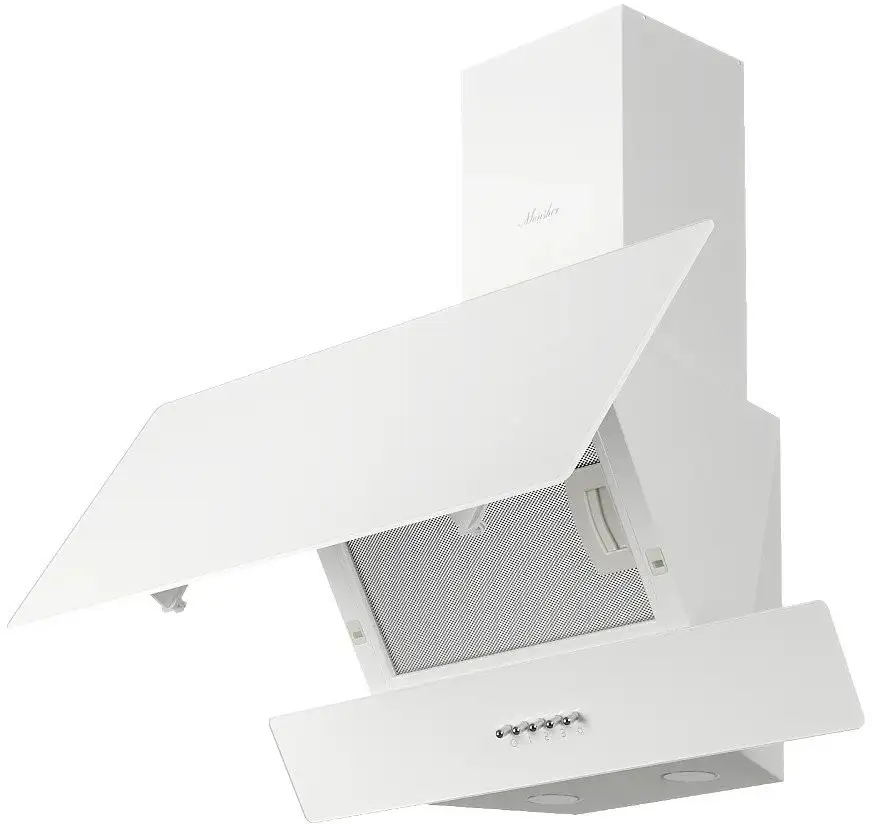 Кухонная вытяжка Monsher ROUEN 60 Blanc Verre - фото товара