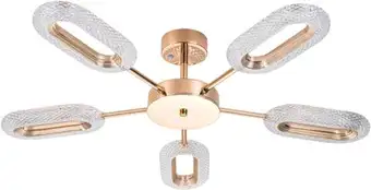 Припотолочная люстра Arte Lamp Ovale A2489PL-5GO – изображение в каталоге