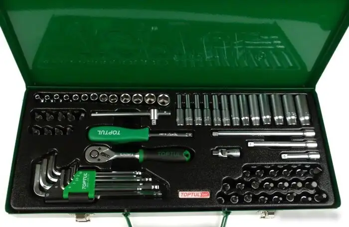 Набор торцевых головок и бит Toptul GCAD7202 72 предмета – фото товара