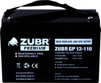 Аккумулятор для ИБП Zubr GP 12-110 – изображение в каталоге