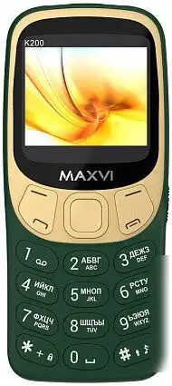 Телефон Maxvi K200 (темно-зеленый) – фото товара