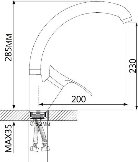 Смеситель Ekko EM4101 - фото товара