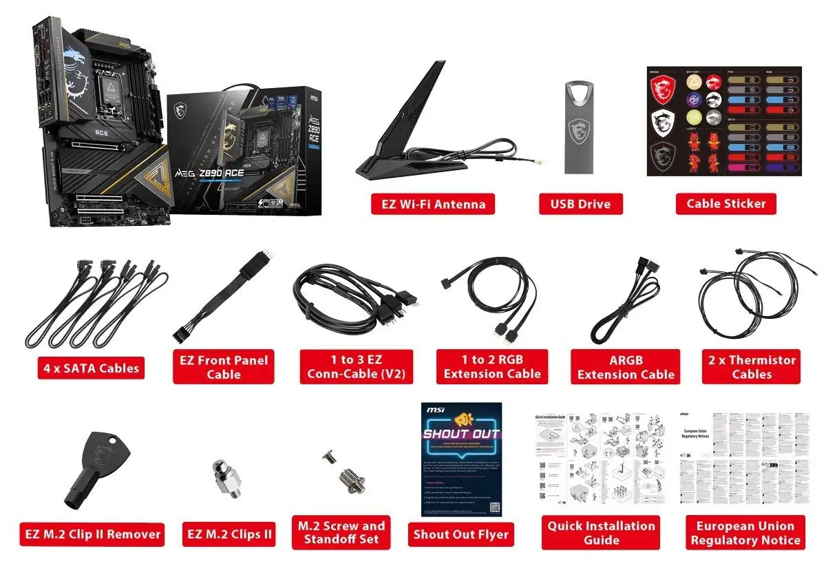 Материнская плата MSI MEG Z890 Ace – фото товара