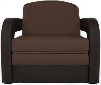 Кресло-кровать Мебель-АРС Кармен-2 (рогожка, шоколад) – изображение в каталоге
