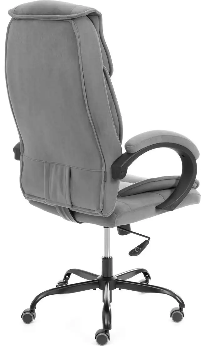 Офисное кресло TetChair Oreon metalBL велюр (серый, 29) – фото товара