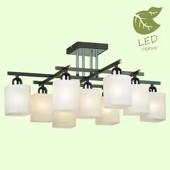 Припотолочная люстра Lussole LOFT GRLSL-9007-09 – изображение в каталоге
