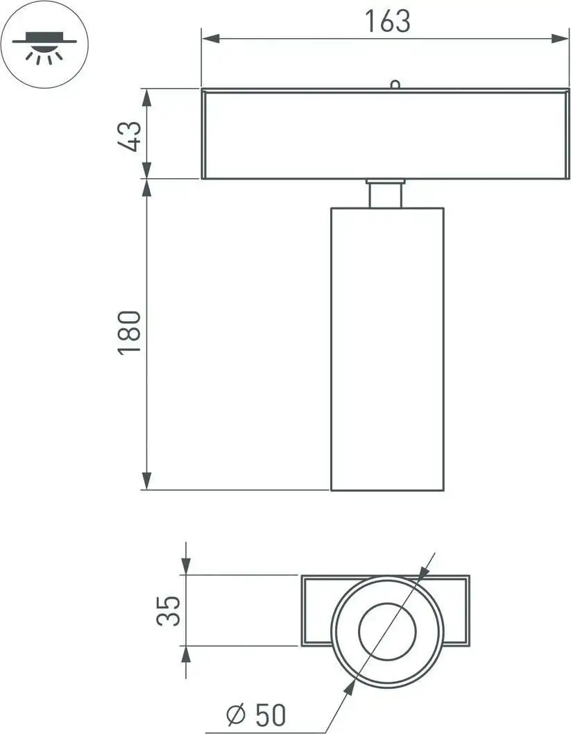 Трековый светильник Arlight Mag-Spot-45-R65-18W Warm3000 046595 – фото товара