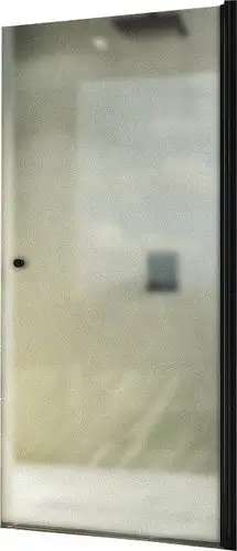 Душевая дверь MaybahGlass 198x60 MGD-802-6 (сатин стекло/черный) - изображение в каталоге
