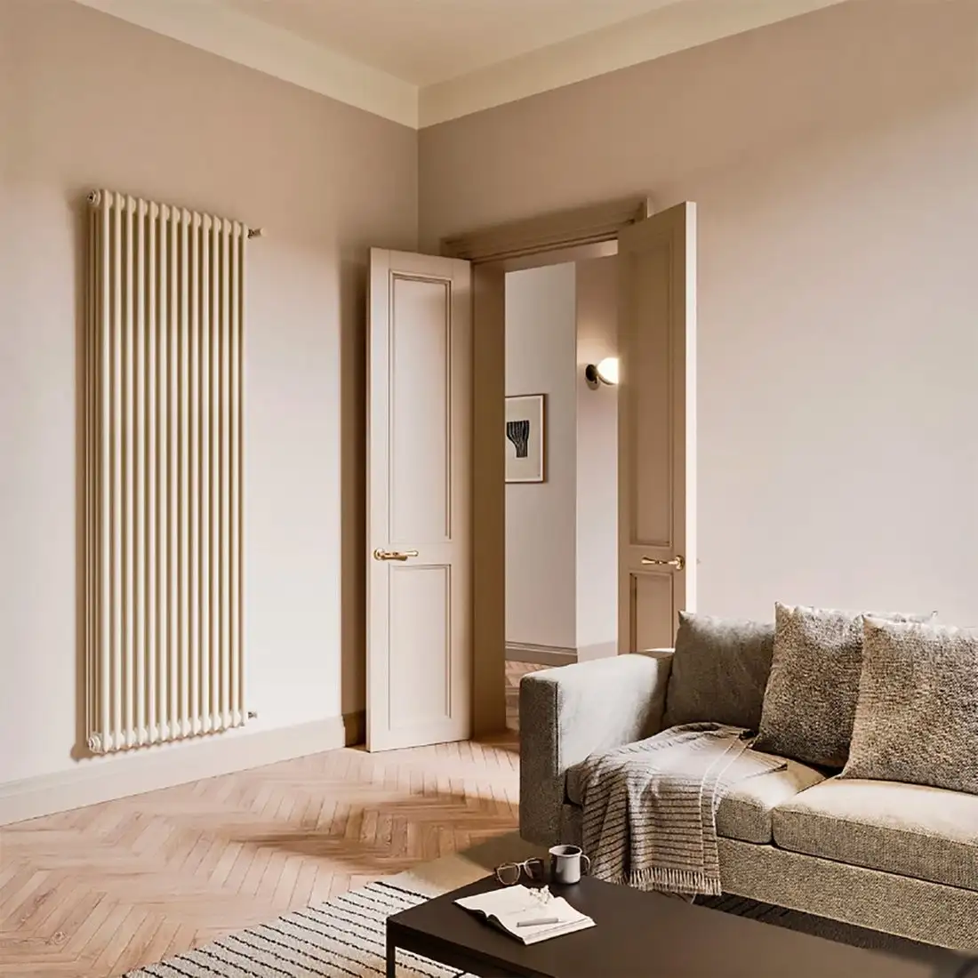 Стальной трубчатый радиатор Теплофорт ТР 2057-30, НП 1/2 (30 секций) - фото товара