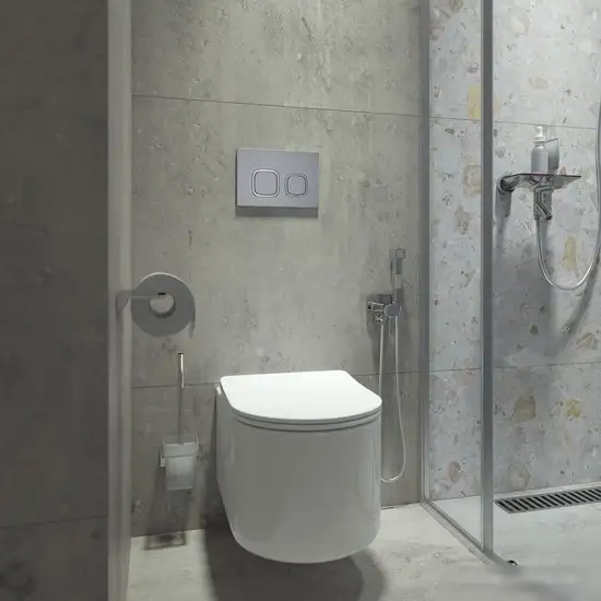 Панель смыва IDDIS Unisteel UNI04CHi77 (матовый хром) – фото товара