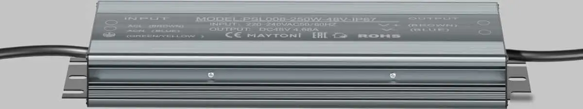 Блок питания Maytoni PSL008-250W-48V-IP67 – фото товара