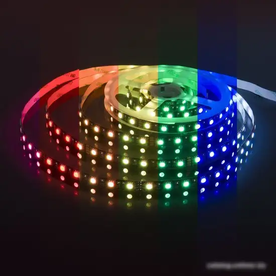 Светодиодная лента Elektrostandard 24V 14.4W 60Led 5050 IP20 RGB, Black a053681 – фото товара