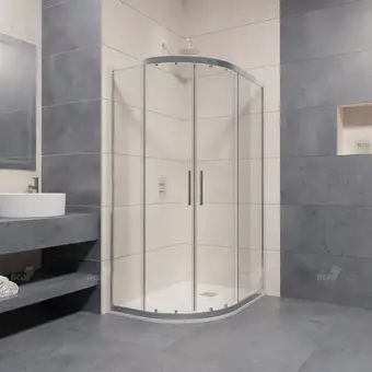 Душевой уголок RGW PA-61 41086180-11 80x100 (хром/прозрачное стекло) - изображение в каталоге