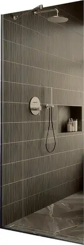 Душевая стенка MaybahGlass 119x195 MGD-684-4у (бронзовое стекло/хром глянцевый) - изображение в каталоге