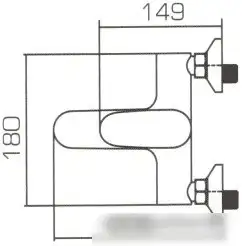 Смеситель Bravat Pure F6105161C-01 - фото товара