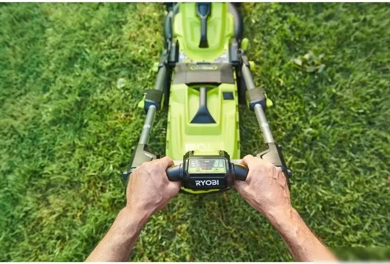 Газонокосилка Ryobi RY18LMX40B-240 (с 2-мя АКБ) – фото товара