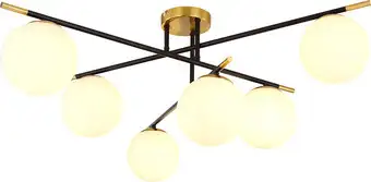 Люстра средней высоты Arte Lamp Alcor A2224PL-6BK – изображение в каталоге